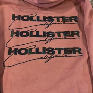 Mens Large Hollister Mauve n black  colored sweatshirt